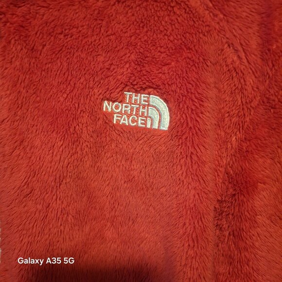 North Face Jacket Womens Medium Full Zip Long Sleeve Outdoors Fuchsia Fleece - Picture 2 of 9